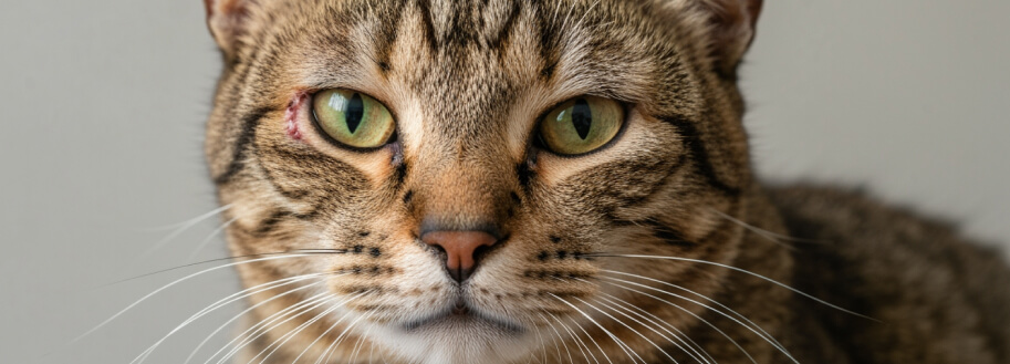 облысение вокруг глаз у кошки